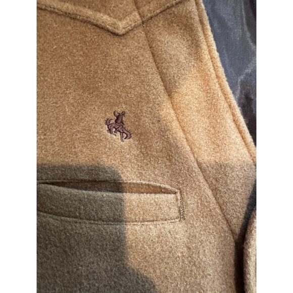 Wyoming Traders 100% Wool Vest Cowboy Ranch Wear Button Up Mens Large - Picture 7 of 11
